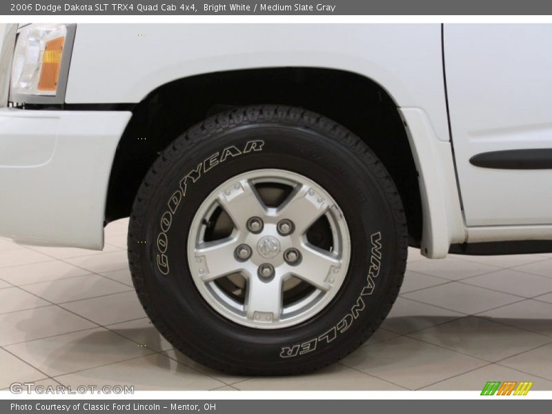 Bright White / Medium Slate Gray 2006 Dodge Dakota SLT TRX4 Quad Cab 4x4