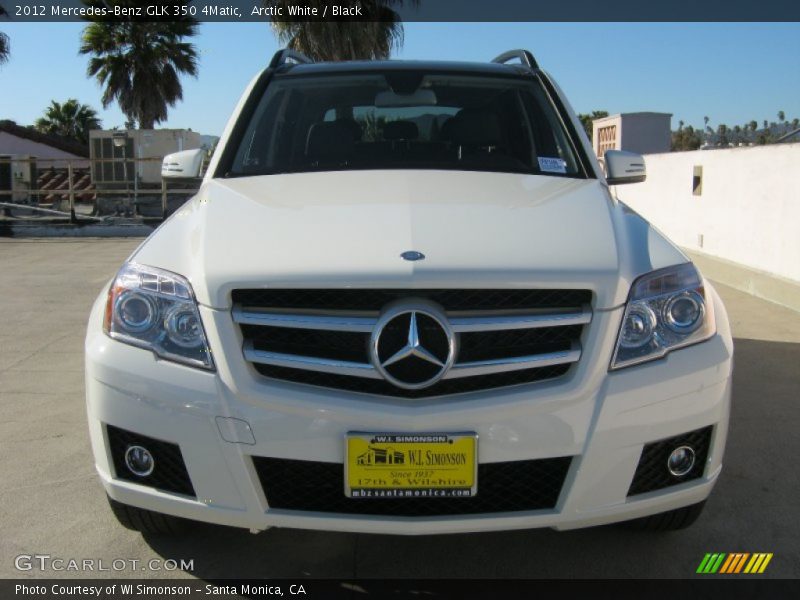 Arctic White / Black 2012 Mercedes-Benz GLK 350 4Matic