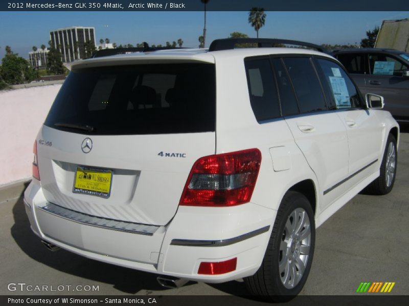 Arctic White / Black 2012 Mercedes-Benz GLK 350 4Matic