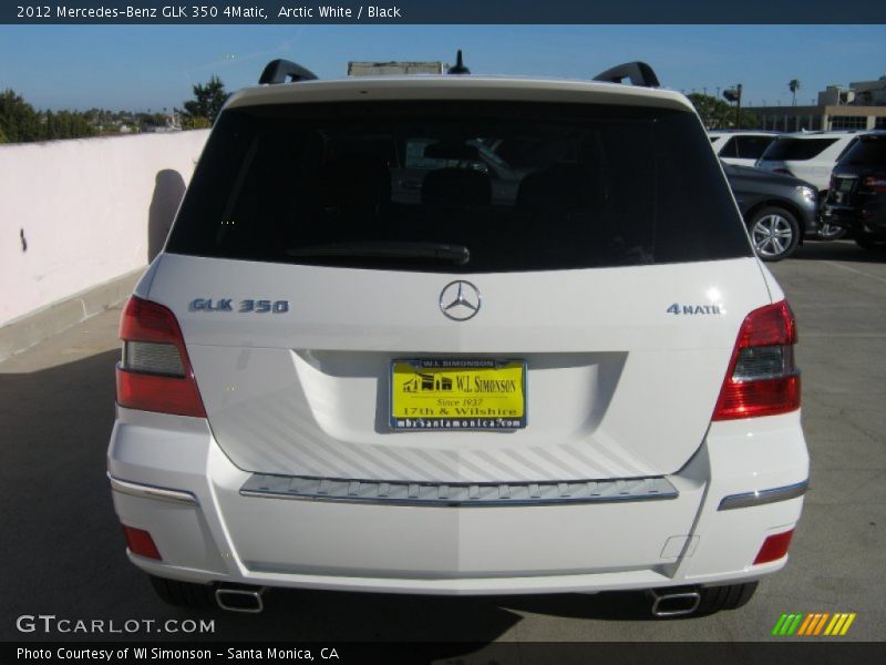 Arctic White / Black 2012 Mercedes-Benz GLK 350 4Matic