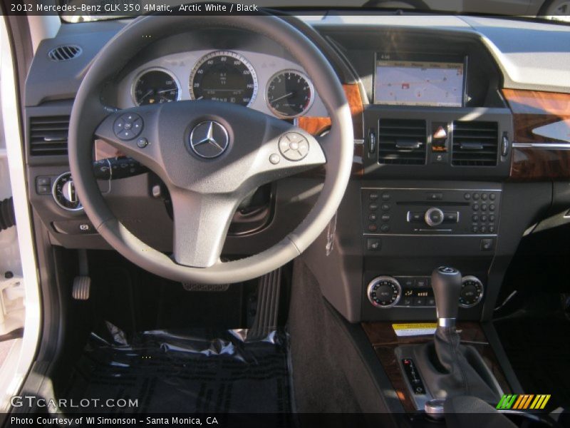Arctic White / Black 2012 Mercedes-Benz GLK 350 4Matic