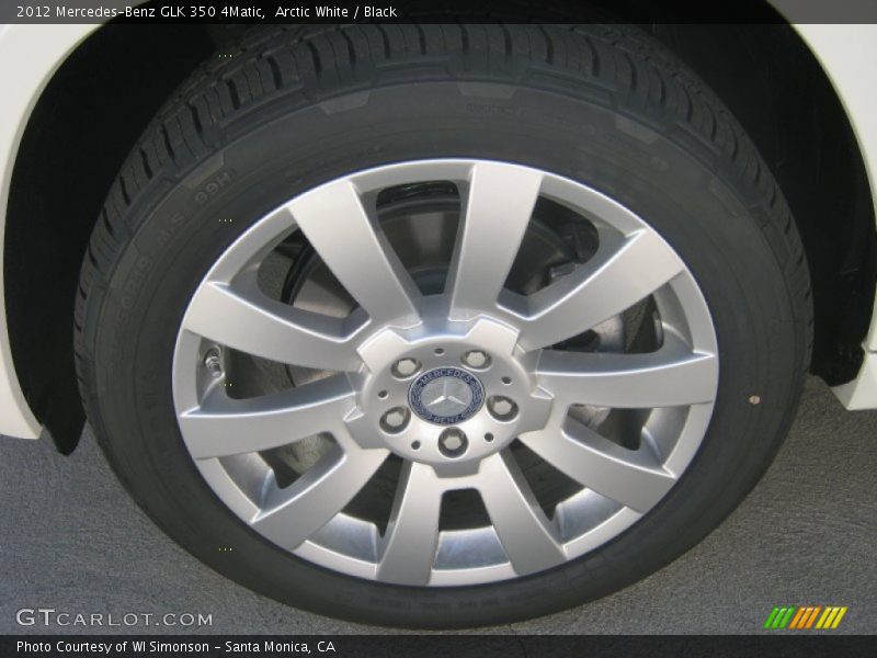 Arctic White / Black 2012 Mercedes-Benz GLK 350 4Matic