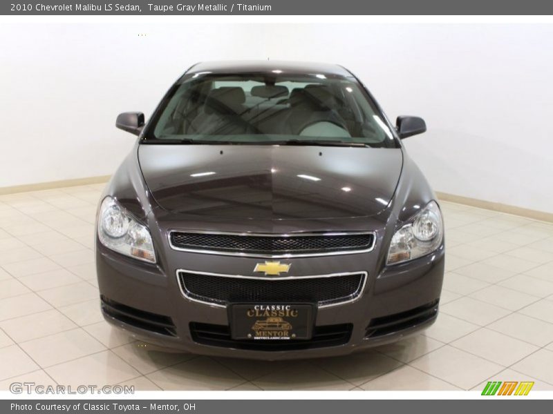 Taupe Gray Metallic / Titanium 2010 Chevrolet Malibu LS Sedan