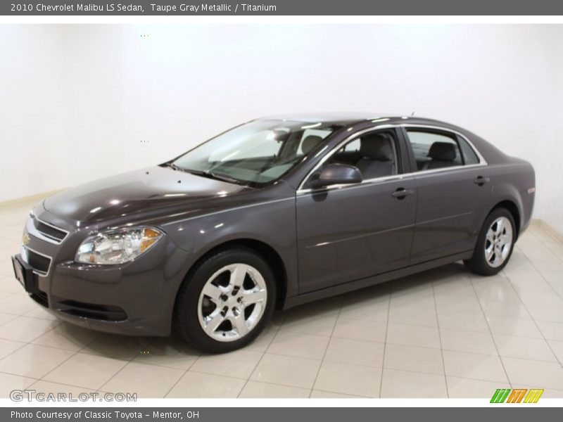 Taupe Gray Metallic / Titanium 2010 Chevrolet Malibu LS Sedan