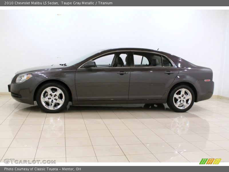 Taupe Gray Metallic / Titanium 2010 Chevrolet Malibu LS Sedan
