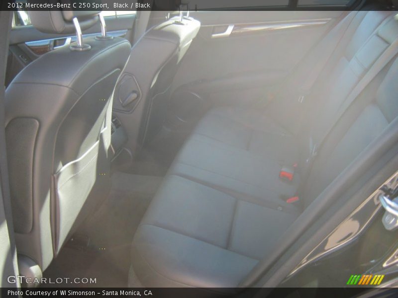Black / Black 2012 Mercedes-Benz C 250 Sport
