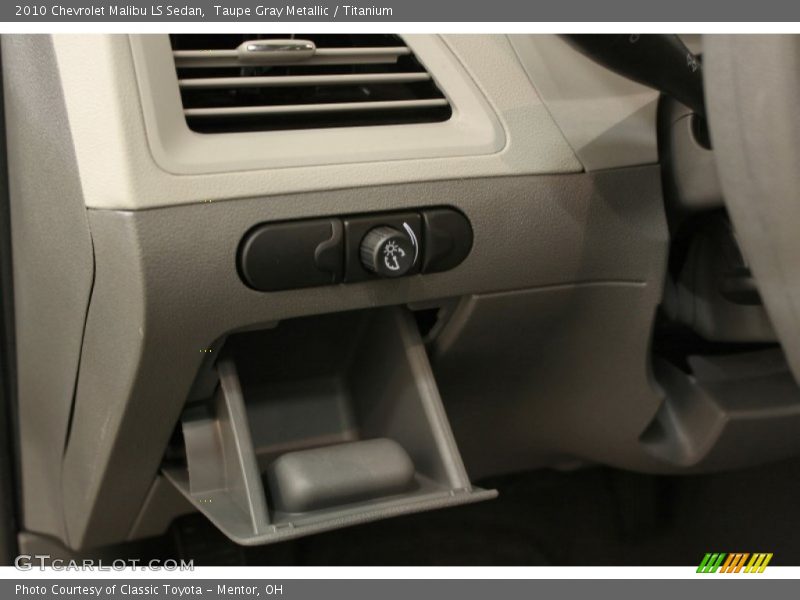 Taupe Gray Metallic / Titanium 2010 Chevrolet Malibu LS Sedan