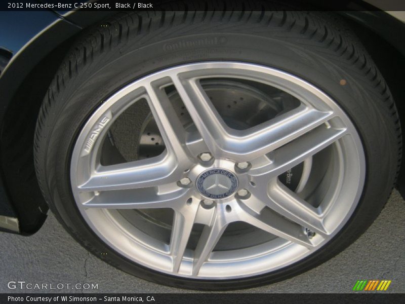 Black / Black 2012 Mercedes-Benz C 250 Sport