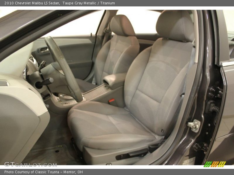 Taupe Gray Metallic / Titanium 2010 Chevrolet Malibu LS Sedan