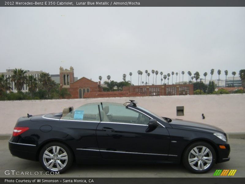 Lunar Blue Metallic / Almond/Mocha 2012 Mercedes-Benz E 350 Cabriolet