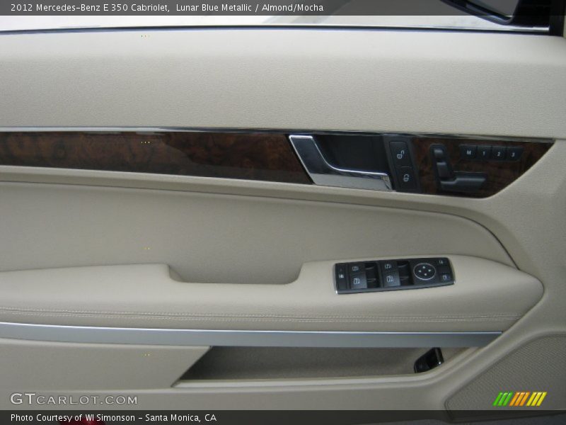 Lunar Blue Metallic / Almond/Mocha 2012 Mercedes-Benz E 350 Cabriolet