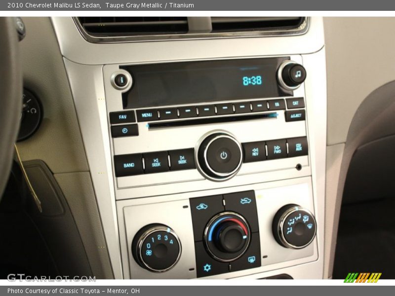 Taupe Gray Metallic / Titanium 2010 Chevrolet Malibu LS Sedan