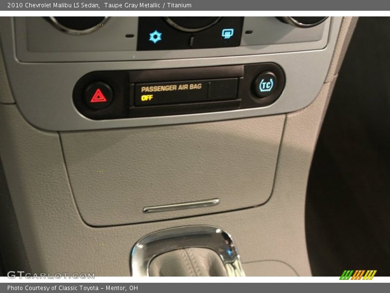 Taupe Gray Metallic / Titanium 2010 Chevrolet Malibu LS Sedan