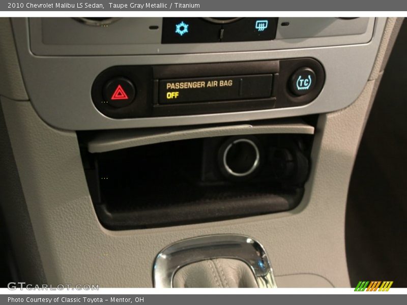 Taupe Gray Metallic / Titanium 2010 Chevrolet Malibu LS Sedan