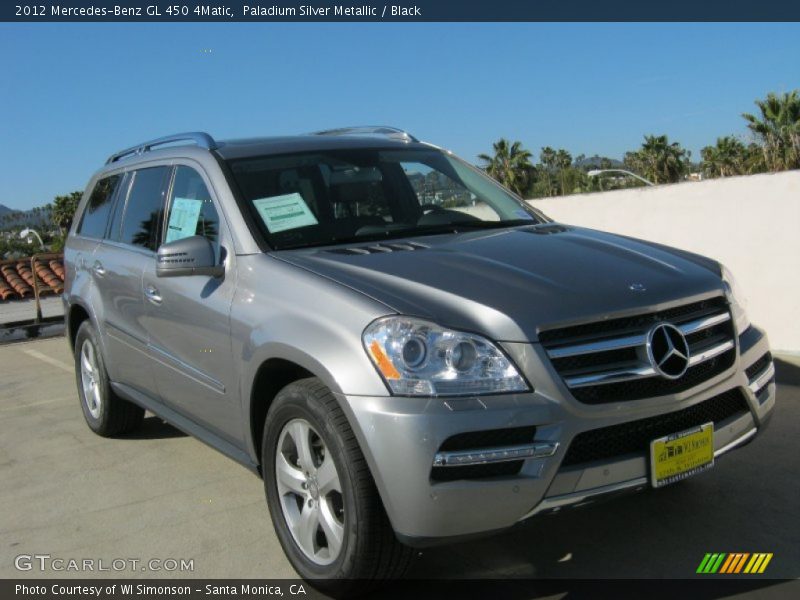 Paladium Silver Metallic / Black 2012 Mercedes-Benz GL 450 4Matic