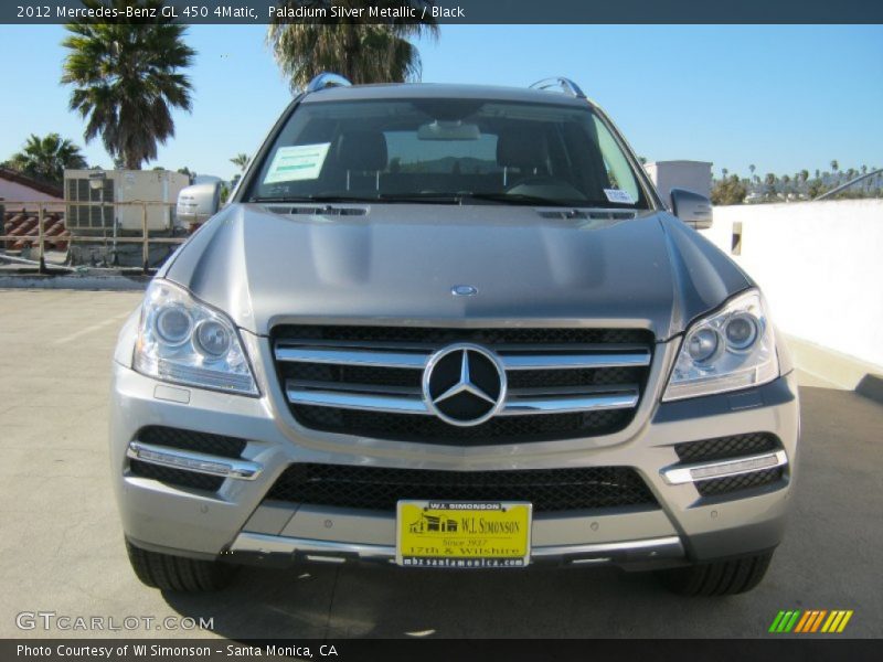 Paladium Silver Metallic / Black 2012 Mercedes-Benz GL 450 4Matic