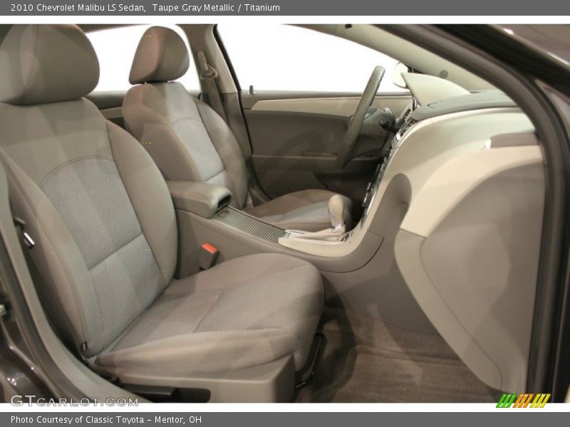 Taupe Gray Metallic / Titanium 2010 Chevrolet Malibu LS Sedan