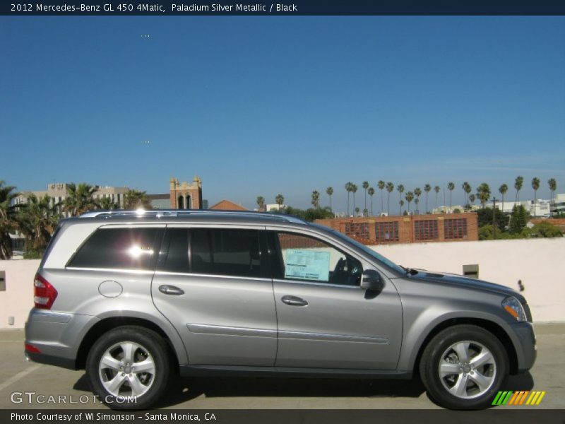Paladium Silver Metallic / Black 2012 Mercedes-Benz GL 450 4Matic