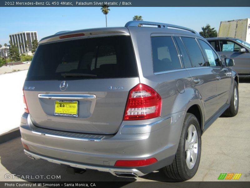 Paladium Silver Metallic / Black 2012 Mercedes-Benz GL 450 4Matic