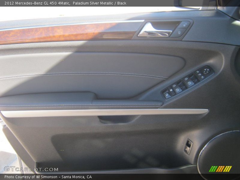 Paladium Silver Metallic / Black 2012 Mercedes-Benz GL 450 4Matic
