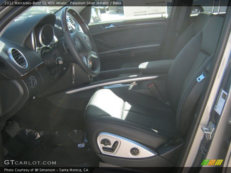 Paladium Silver Metallic / Black 2012 Mercedes-Benz GL 450 4Matic