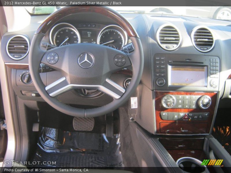 Paladium Silver Metallic / Black 2012 Mercedes-Benz GL 450 4Matic