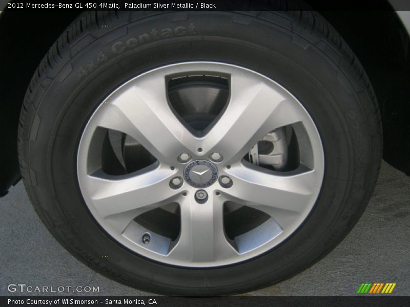 Paladium Silver Metallic / Black 2012 Mercedes-Benz GL 450 4Matic