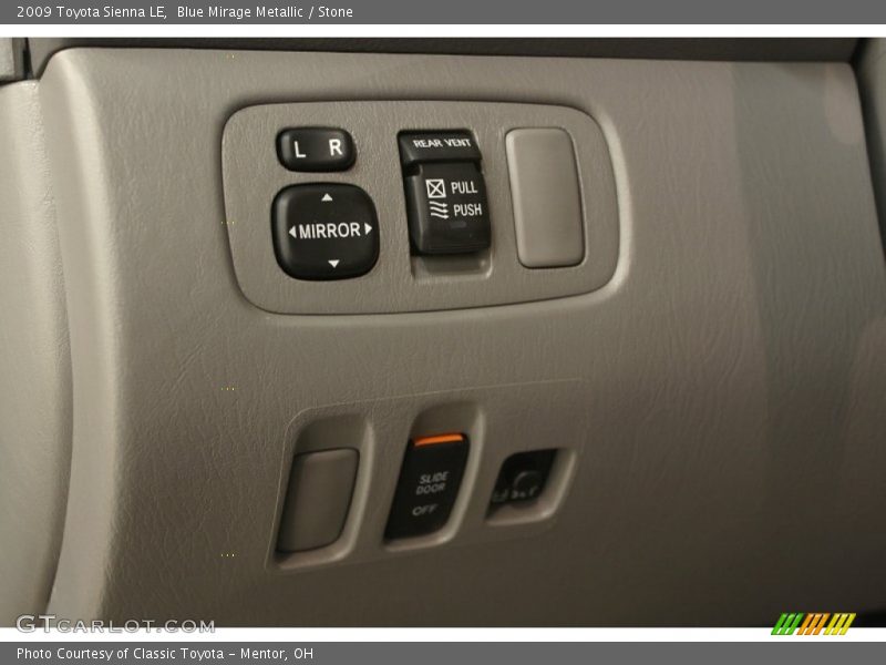Blue Mirage Metallic / Stone 2009 Toyota Sienna LE