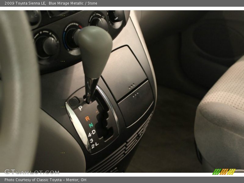 Blue Mirage Metallic / Stone 2009 Toyota Sienna LE