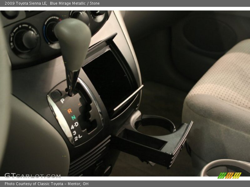Blue Mirage Metallic / Stone 2009 Toyota Sienna LE