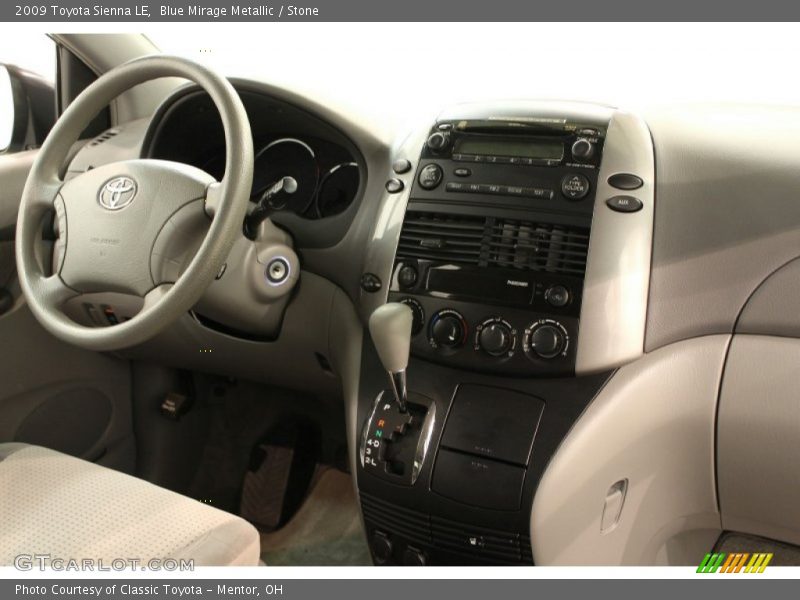 Blue Mirage Metallic / Stone 2009 Toyota Sienna LE