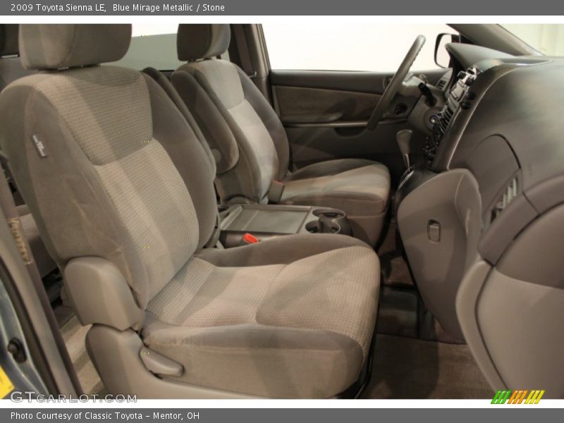 Blue Mirage Metallic / Stone 2009 Toyota Sienna LE