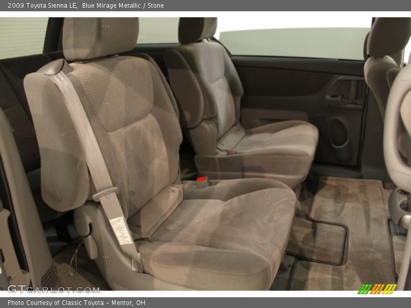 Blue Mirage Metallic / Stone 2009 Toyota Sienna LE