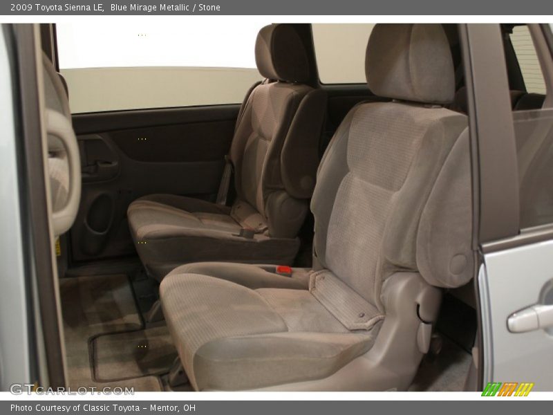 Blue Mirage Metallic / Stone 2009 Toyota Sienna LE