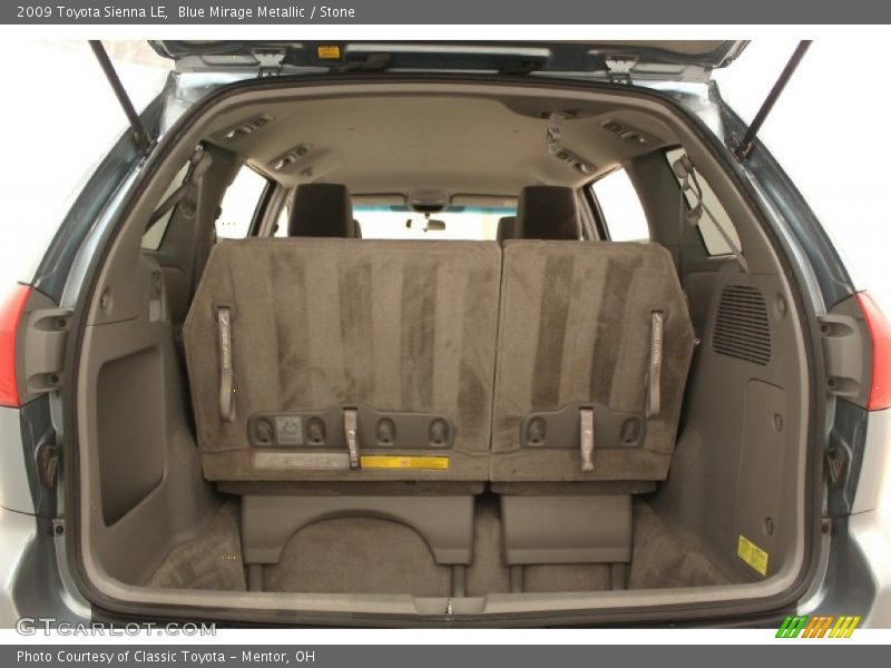 Blue Mirage Metallic / Stone 2009 Toyota Sienna LE