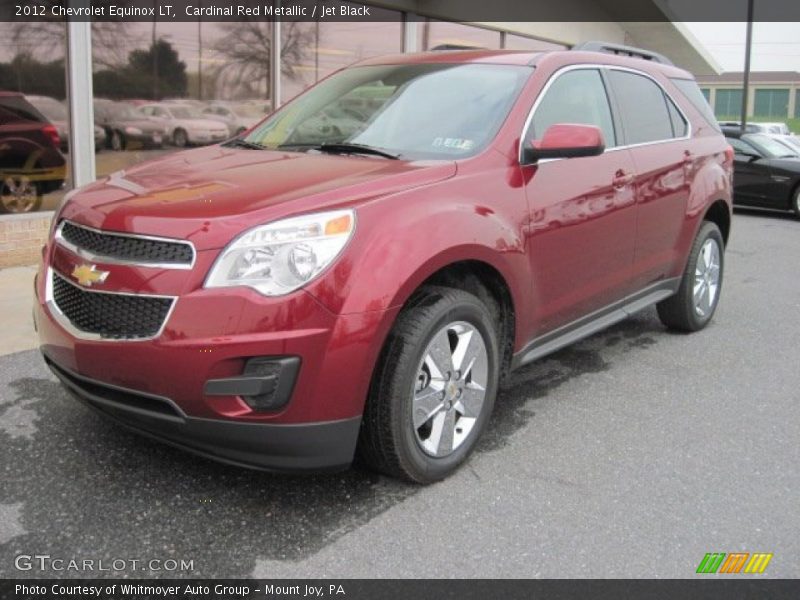 Cardinal Red Metallic / Jet Black 2012 Chevrolet Equinox LT