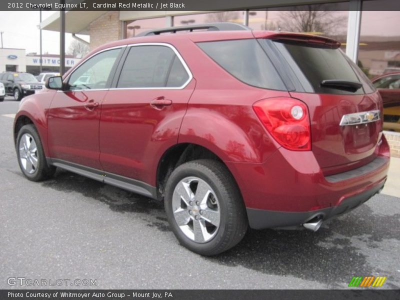 Cardinal Red Metallic / Jet Black 2012 Chevrolet Equinox LT