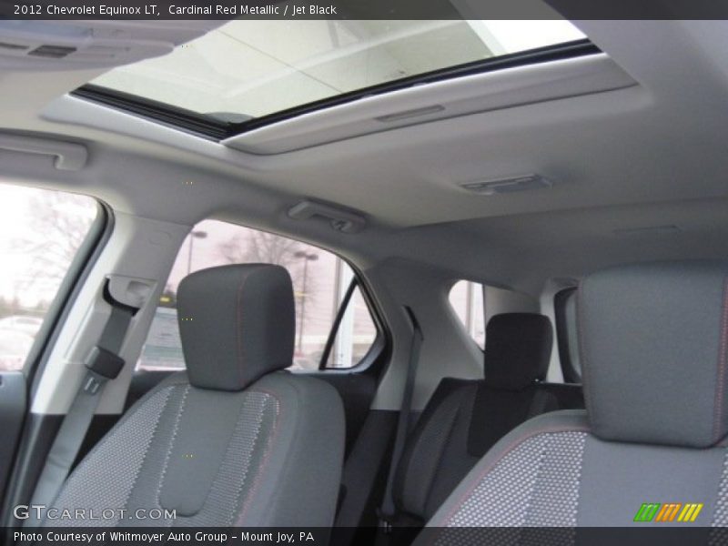 Cardinal Red Metallic / Jet Black 2012 Chevrolet Equinox LT