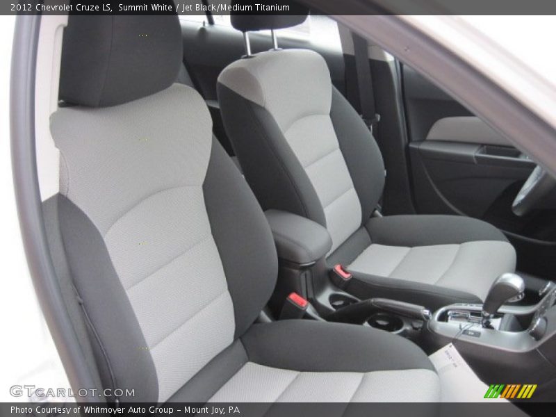Summit White / Jet Black/Medium Titanium 2012 Chevrolet Cruze LS