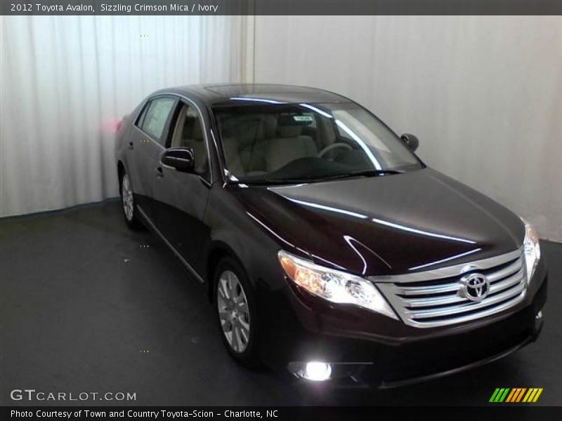 Sizzling Crimson Mica / Ivory 2012 Toyota Avalon
