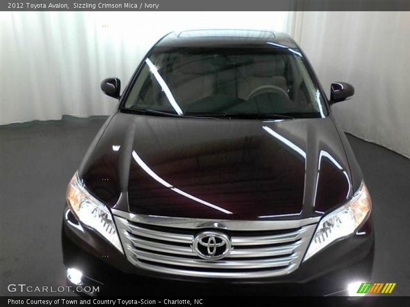 Sizzling Crimson Mica / Ivory 2012 Toyota Avalon