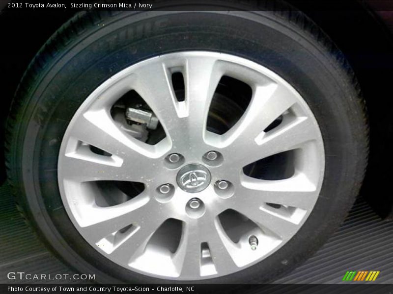 Sizzling Crimson Mica / Ivory 2012 Toyota Avalon