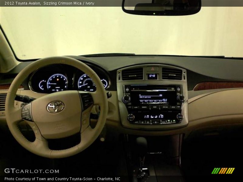 Sizzling Crimson Mica / Ivory 2012 Toyota Avalon