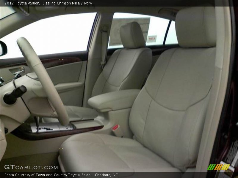 Sizzling Crimson Mica / Ivory 2012 Toyota Avalon