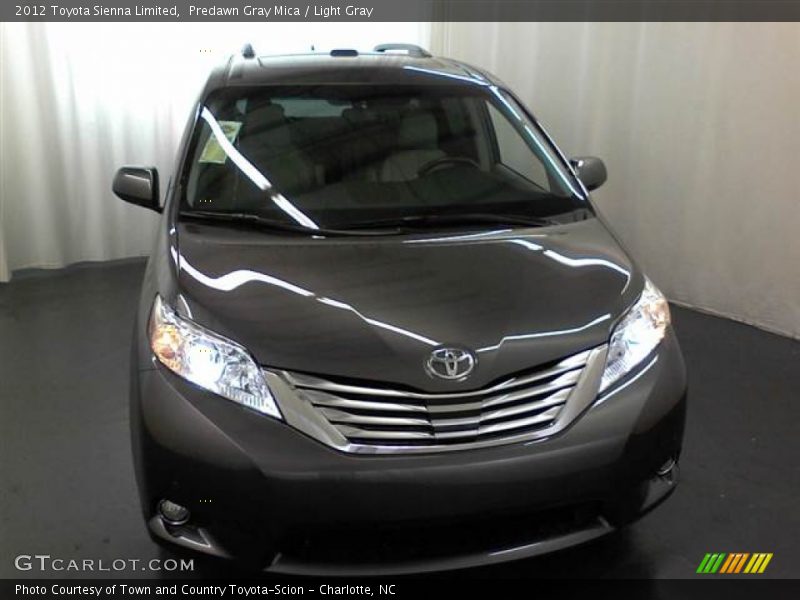 Predawn Gray Mica / Light Gray 2012 Toyota Sienna Limited