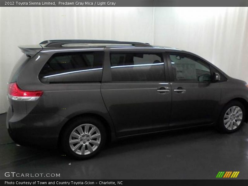 Predawn Gray Mica / Light Gray 2012 Toyota Sienna Limited