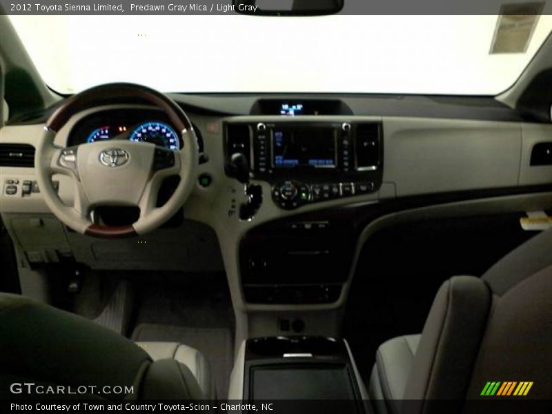 Predawn Gray Mica / Light Gray 2012 Toyota Sienna Limited