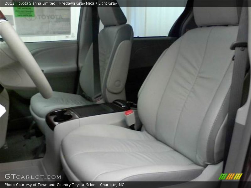 Predawn Gray Mica / Light Gray 2012 Toyota Sienna Limited