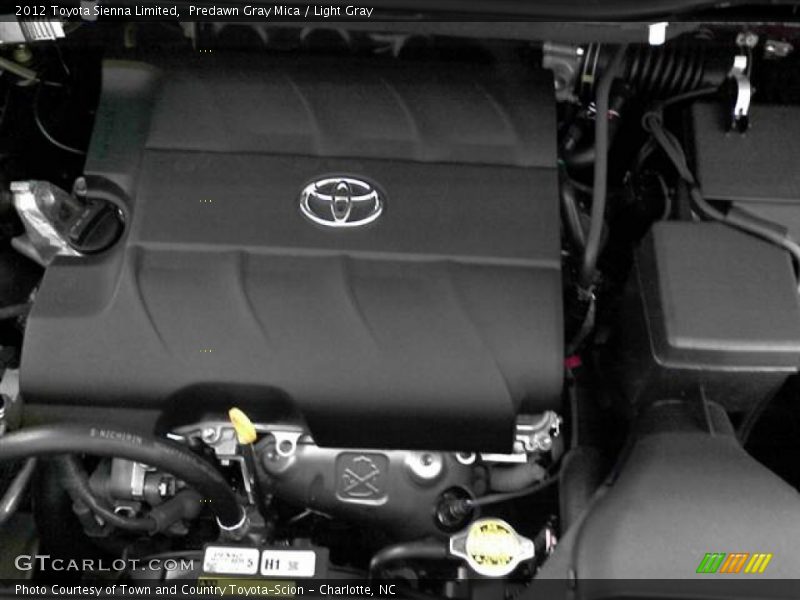 Predawn Gray Mica / Light Gray 2012 Toyota Sienna Limited