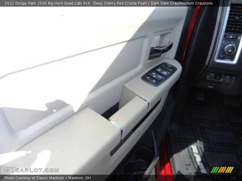 Deep Cherry Red Crystal Pearl / Dark Slate Gray/Medium Graystone 2012 Dodge Ram 1500 Big Horn Quad Cab 4x4